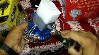 12volt DC Kobra and oscillating fan. For small truck and car .