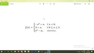 How to write piece wise function in Latex|how to bold a math equation in Latex