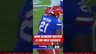 Wow desmond watson is one huge fullback