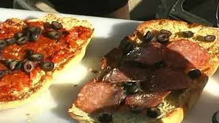 Pizza at the Morgan Hill Aquatics Center