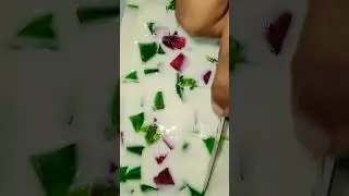 Broken glass jelly pudding😋🍮 #funvlogs #recipe #pudding #jelly #brokenglass