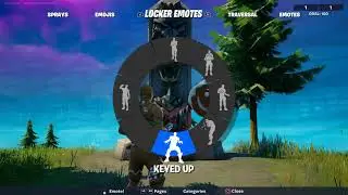 Emote at Stone Statues