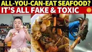 All-You-Can-Eat Seafood? It&rsquo;s All Fake & Toxic: Dyed Sea Cucumbers, Fake Shrimp, and Imitation Crab
