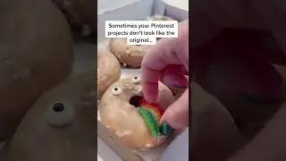 Sad monster donuts. #pinterestfail #itried #monsterdonuts