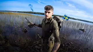 24 Hours Solo Survival in the Wild Forest (NO FOOD, NO WATER, NO SHELTER) with only a POCKET KNIFE