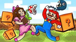 Minecraft: MARIO LUCKY BLOCK MOD! (MAN EATING PLANT, CHAIN CHOMPA, & MORE!) Mod Showcase