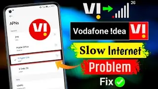 Vi Network Problem | Vi Internet Not Working | Vodafone APN setting  for fast internet