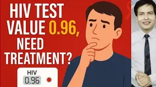 Test value 0.96 meaning  Treatment start ? 