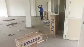 VOLTAS AC installation😮😮 wall stand