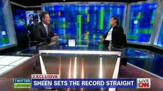 CNN Official Interview: Charlie Sheen is asked on John Stamos as his replacement