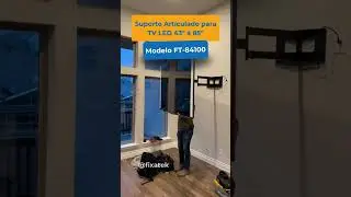 Suporte Articulado Para TV LED 43 At&eacute; 85'' | Modelo FT-84100 | Fixatek