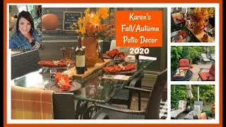 Karen's Fall/Autumn Patio Decor | 2020 | The2Orchids