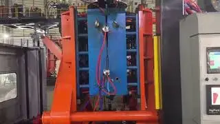 Road barrier extrusion blowing mold machine #roadbarrier #extrudermachine #blowmouldingmachine 