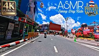 Sunny Day Ride in Phuket | Honda Monkey ASMR 4K | Thailand