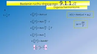 10.2.3. Kulka zawieszona na nitce wykonuje drgania harmoniczne o stałej amplitudzie A. Jakie będzie