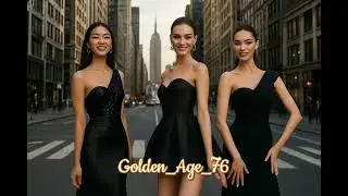 3 TOP MODELS NEW YORK FASHION STYLE