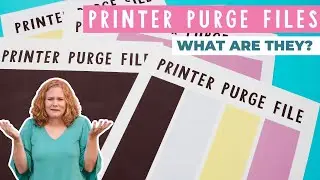 Printer Purge Files: What are they? When should you use them?