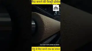 गेहूं से मैदा बनने तक का सफर#factory #explained #explore #explorepage #shorts #maidasnacks #aata