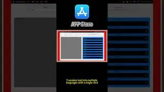 How to translate text into multiple languages with a single click ! #translation #ios #mac #app