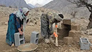 Nomadic Life: Nomadic Cooking: Building a Traditional Fireplace for Nomadic Cooking🔥🏞