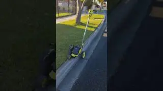 Ryobi 36v Ground Mount Edger curb mode
