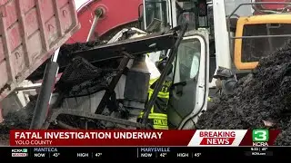 At least 1 person dies after 2 dump  trucks collide at Yolo County landfill