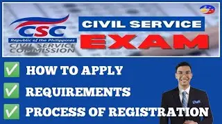 HOW TO APPLY FOR CIVIL SERVICE EXAMINATION | REQUIREMENTS | PROCESS OF REGISTRATION