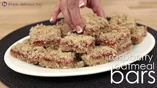 Raspberry Oatmeal Bars