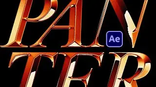 Как создать эффект текста &laquo;жидкий хром&raquo; в After Effects