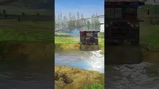 EXTREME Road River Stress Test &ndash; Can a TANK Cross Safely? | Spintires Mudrunner #mudrunner Game17