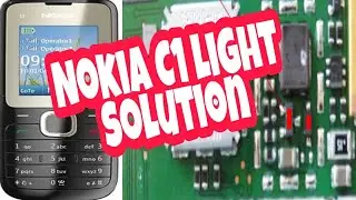 Nokia C1 / C2 display light solution l display light ways l jumpers