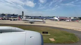 American Airlines 777-200 Takeoff from CLT (to MIA) 10/24/2021