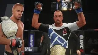 EA Sports UFC 2 Career Mode - 1st Title Defense! Gameplay