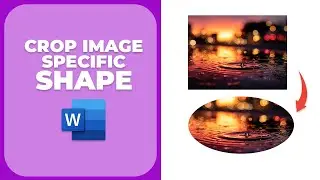 How to crop a specific shape of an image in Word