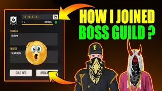 How to I Join BOSS Guild 😱🤯 || How to Join Boss Guild For Everyone ??