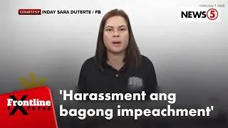 Impeachment complaint vs. VP Sara, 