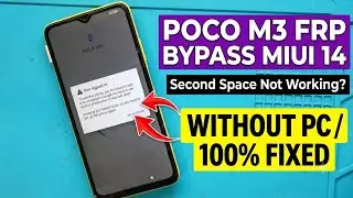 Poco M3 Frp Bypass Miui 14 No Second Space 2025 New Update