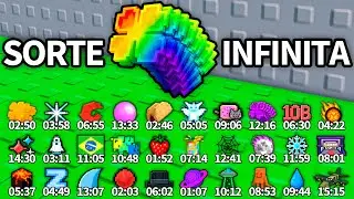 ATIVEI TODOS OS EVENTOS E SORTE M&Aacute;XIMA COM PODERES DE ADMIN E ISSO ACONTECEU... 😱(ROUBE UM BRAINROT)