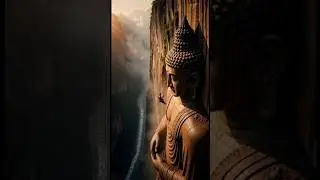 Hanging on a Cliff to Carve a Giant Buddha! (Dangerous Art) 🏔️🔨#CliffCarving #Buddha