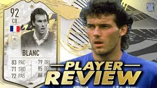 92 PRIME ICON MOMENTS BLANC PLAYER REVIEW - SBC PLAYER - FIFA 22 ULTIMATE TEAM