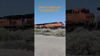 WB BNSF H Train Feat GP39-3 At Hodge CA! #shorts #bigbossrailfanner #highdesert