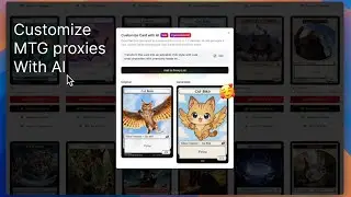 Create custom Magic: The Gathering proxies