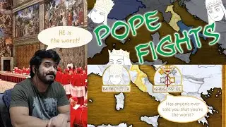 History Summarized: Pope Fights (Overly Sarcastic Productions) CG Reaction