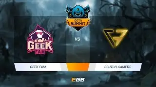 Geek Fam vs Clutch Gamers, Game 1, Dota Summit 7 SEA Qualifier
