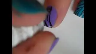 Zebra Nail Art