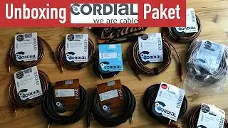 Im Kabelrausch - Unboxing Cordial Kabel Paket | Guitar Master Plan