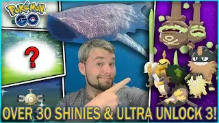 FINAL ULTRA PART1 SHINIES! ULTRA UNLOCK 3 REVEALED! & SWIMMING WITH WHALE SHARKS! (Pokemon GO)