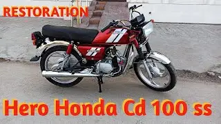 Hero Honda CD 💯 ss Red Colour Original Look | PDP MOTORCYCLE |