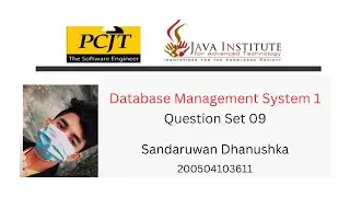 Data Base Task 9 | Write a Search Query Statement | 1st Year | Java Institute | Sandaruwan Dhanushka