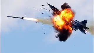JUST NOW! PATRIOT LAUNCH Caught on Camera &ndash; Russian SU-57 Aircraft BLOWN to PIECES!